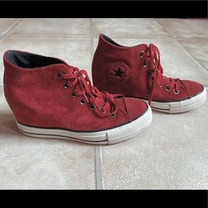 Suede Converse Wedge Sneaker